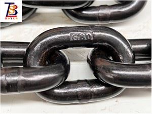6mm থেকে 24mm G80 লিফটিং অ্যালয় স্টিল লিঙ্ক চেইন
