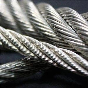 ফ্যাক্টরি 6X19s প্লাস FC 21mm Ungalvanized স্টিলের তারের দড়ি