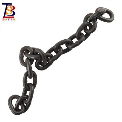 হাই ডিউটি G80 ব্ল্যাক পেইন্টেড লিফটিং চেইন